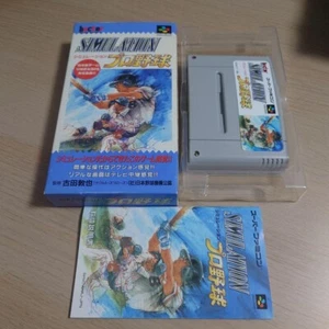 SIMULATION PRO BASEBALL SuperFamicom SNES SHVC-P-AHAJ 1995 NTSC-J Nintendo USED - Picture 1 of 13