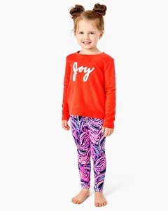 Lilly Pulitzer Kids Girls Mini Rami Sweatshirt Top Soft Terry L8-10 Years 253479 - Picture 1 of 9