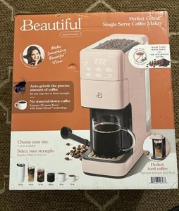 Beautiful Perfect Grind Programmable Single Serve Coffee Maker Rose, NIB, Lot 1 - Picture 1 of 15