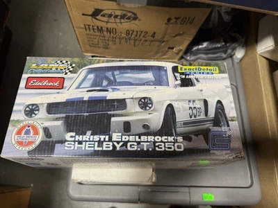 CHRISTI EDELBROCK  MUSTANG SHELBY GT 350  EXACT DETAIL   MODELS 1.18 SCALE MIB - Image 1 of 4