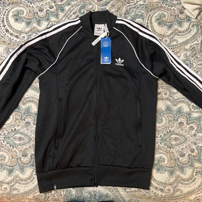 adidas Originals Mens Adicolor Primeblue SST Track Suit Jacket Black M GF0198 - Image 1 of 4