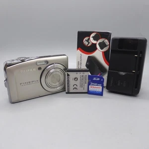 Fujifilm Digital Camera FinePix F50fd 12.0MP Silver Tested *Read* - Picture 1 of 9