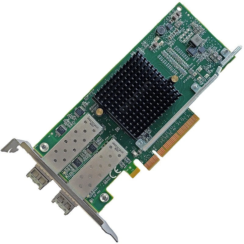 LOW PROFILE Silicom PE210G2SPI9AE-XR Dual-Port 2x 10GbE-LAN SFP+ PCIe x8 - Bild 1 von 1