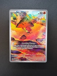Pokémon Magby 186/182 Sv04: Paradox Rift Holo - Foto 1 di 2