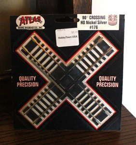 Atlas HO Scale Code 100 90 Degree Custom Crossing Model Train Track - Picture 1 of 5