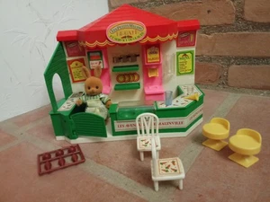 LES PETITS MALINS-MALINVILLE-LE CAFE ET SERVICE DE GLACES-BANDAI-VINTAGE-1987- - Imagen 1 de 8