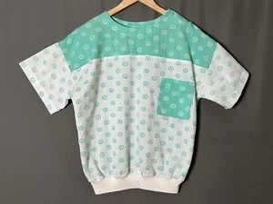VTG Fashion Spirit L Swirly Mint Blouse - Picture 1 of 5