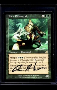 MTG Magic The Gathering Scourge AP signiert Artist Proof Auto Root Elemental LP - Bild 1 von 2