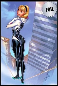 SPIDER-GWEN GHOST SPIDER #5 J SCOTT CAMPBELL FOIL NYCC 2024 VARIANT  - Bild 1 von 10