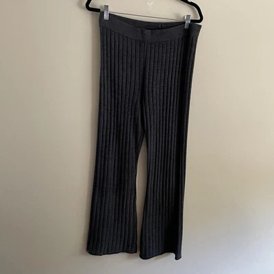 Pantalones acampanados acanalados Barefoot Dreams MP Indigo CozyChic Ultra Lite para mujer nuevos con etiquetas Foto 1 de 4