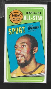 1970-71 TOPPS BASKETBALL # 111 NATE THURMOND ALL STAR NICE CARD - Picture 1 of 2