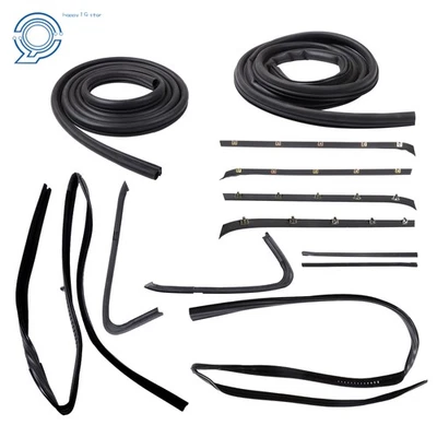 Door Weatherstrip Rubber Seal Kit For Chevy GMC Pickup Truck 1973-1980 - Изображение 1 из 4