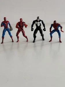 1994 Toy Biz Spider-man Steel Marvel Die Cast Metal Figures Lot 4 - Picture 1 of 11