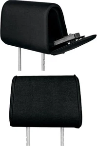 Set Poggiatesta - Sedile Passeggero con Cassaforte + Panno Sedile Guidatore Compagno - Nero - Foto 1 di 8