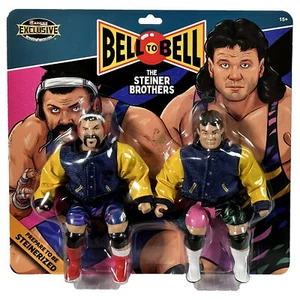 Steiner Brothers (Early 90's Gear) 2-Pack - Bell to Bell Toy Wrestling Figures - Picture 1 of 3