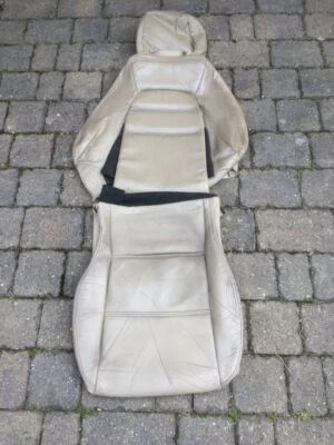 Mazda MX-5 MK1 Miata Cosmo 1994-1997 Passenger L/H Beige Leather Seat Cover  - Image 1 of 4