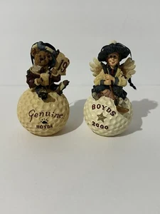Boyds Bear Masters Golf 19. Loch & Engel Christbaumschmuck 2000 - Bild 1 von 5