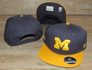 Michigan Wolverines Top of the World Maize and Blue Snapback Hat Cap size Men's - Picture 1 of 1