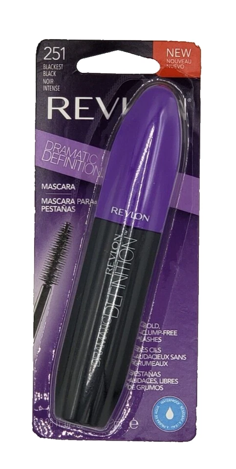 NEW Revlon Dramatic Definition Mascara Waterproof - 251 Blackest Black - Изображение 1 из 1