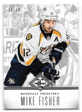 2012-13 Panini Limited Hockey Silver Parallel #76 Mike Fisher /49