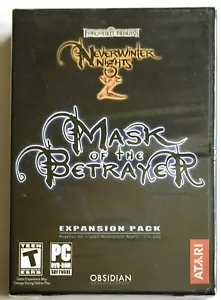 ATARI PC FORGET REALMS NEVERWINTER NIGHTS 2 "MASK OF BETRÄTER" ERWEITERUNGSPAKET - Bild 1 von 3