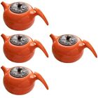 4 Pieces Household Pitcher Kung Fu Teapot Chinese Sauce Cartoon