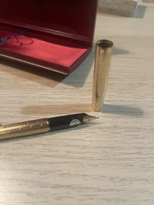 Sliver Plated Gold Calligraphy Pen - Picture 1 of 5