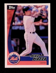 2002 Topps Baseball Post Cereal Mike Piazza 4 New York Mets