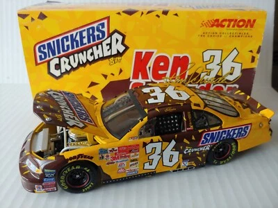1:24 scale Ken Schrader #36 M&M’s/Snickers Cruncher Bar, 2001 Grand Prix Elite - Image 1 of 4