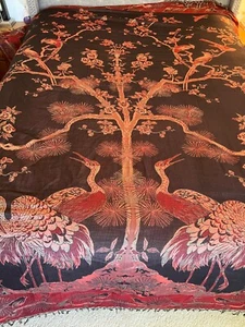 Tree of Life Bedspread Throw Blanket Two Sided Reversible Queen - Picture 1 of 24