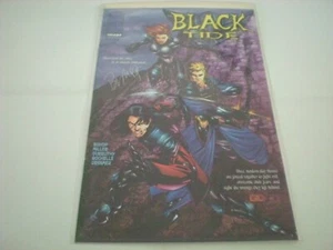 Cómics de imagen firmados por Bishop Miller con vista previa de Black Tide #0 (2001) en estado bastante bueno/casi nuevo - Imagen 1 de 2