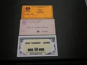 Rarre local note - Bosnia - Croatia - Zenica - Travnik- Zagreb - LOCAL MONEY !!! - Bild 1 von 2