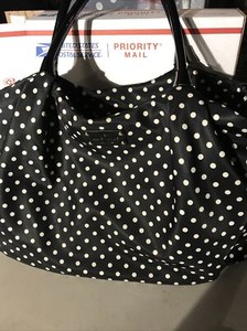 kate spade diaper bolsa black and white