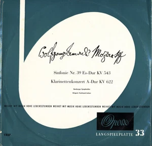 MOZART Symphony K.543 Clarinet Concerto K.622 LEITNER DORR Bamberg SO Opera 1227 - Picture 1 of 3
