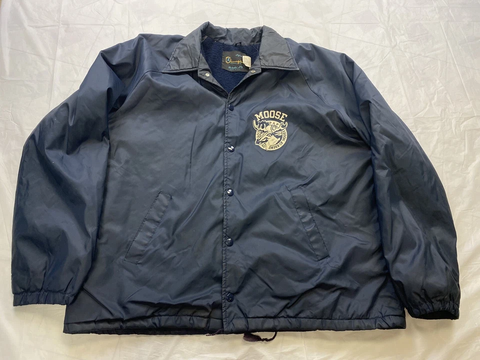 Винтажный 60-х Moose Lodge чемпион с подкладкой тренер куртка работает человек мужской XL - Изображение 1 из 4