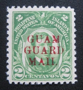 1930 US Local Guam Guard Mail M7 Well Centered MNH OG - Bild 1 von 2