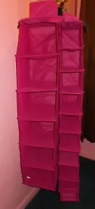10 Pocket Shoe Organizer Bag + 6 pocket Sweater Hanging Bag Closet QVC Product - Picture 1 of 7