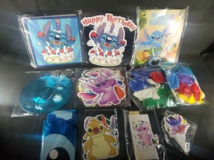 Lilo & Stitch Party Supplies Lot Balloons Banners Cup Cake Toppers Decorations - Picture 1 of 18