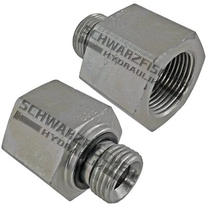 Hydraulik Reduzierung Reduzierverschraubung RI lange Bauform Gewinde Zoll - Bild 1 von 5