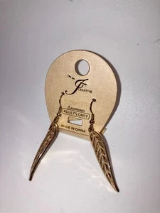 JCreative Ohrringe goldfarben Blätter Erwachsene! - Bild 1 von 12