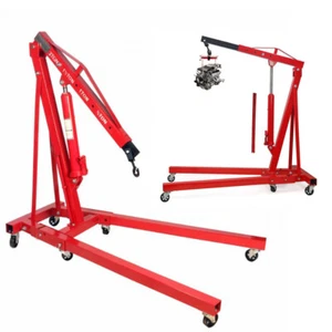 Hydraulic Engine Hoist Crane 2T 2 Tonne Folding Lifting Jack Stand Heavy Duty - Picture 1 of 8