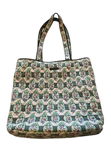 Vera Bradley Iconic Paisley Stripes Tote Bag - Picture 1 of 4