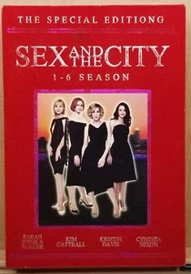 Sex and the City Special Edition Red Velvet Box DVD Complete Series 1-6 HBO - Picture 1 of 6