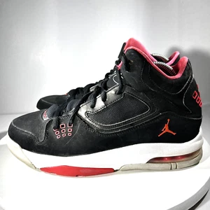 Nike Jordan Flight 23 Boys Size 6 6Y Basketball Shoes Black Sneakers High Top - Picture 1 of 12