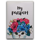 Passport Holder, Travel Case, Eco-leather Cover, Gift for Women Men Kids