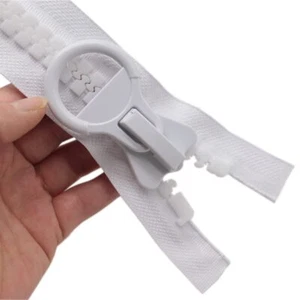 60cm #20 Super Large Separating Giant Plastic Zippers for Sewing Tents Coats ... - Picture 1 of 3