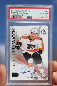 2016-17 Travis Konecny UD SP Future Reloj automático FWA PSA10 gema como nuevo #154 novato radiocontrol - Imagen 1 de 2