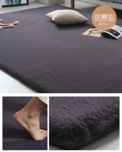Sofá manta alfombra dormitorio imitación pelo de conejo alfombra de felpa - Imagen 1 de 28