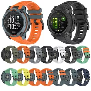 Banda deportiva de silicona transpirable de 26 mm para Garmin Instinct3 correa solar/amolada de 50 mm - Imagen 1 de 122