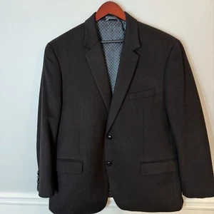 Sport Mantel Kamelhaar 48R MICHAEL KORS Freizeit Schwarz Jacke Dunkel Anzug Blazer Klasse - Bild 1 von 23